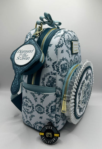 Loungefly Bridgerton  Diamond of the Season Mini Backpack Exclusive with Coin Purse