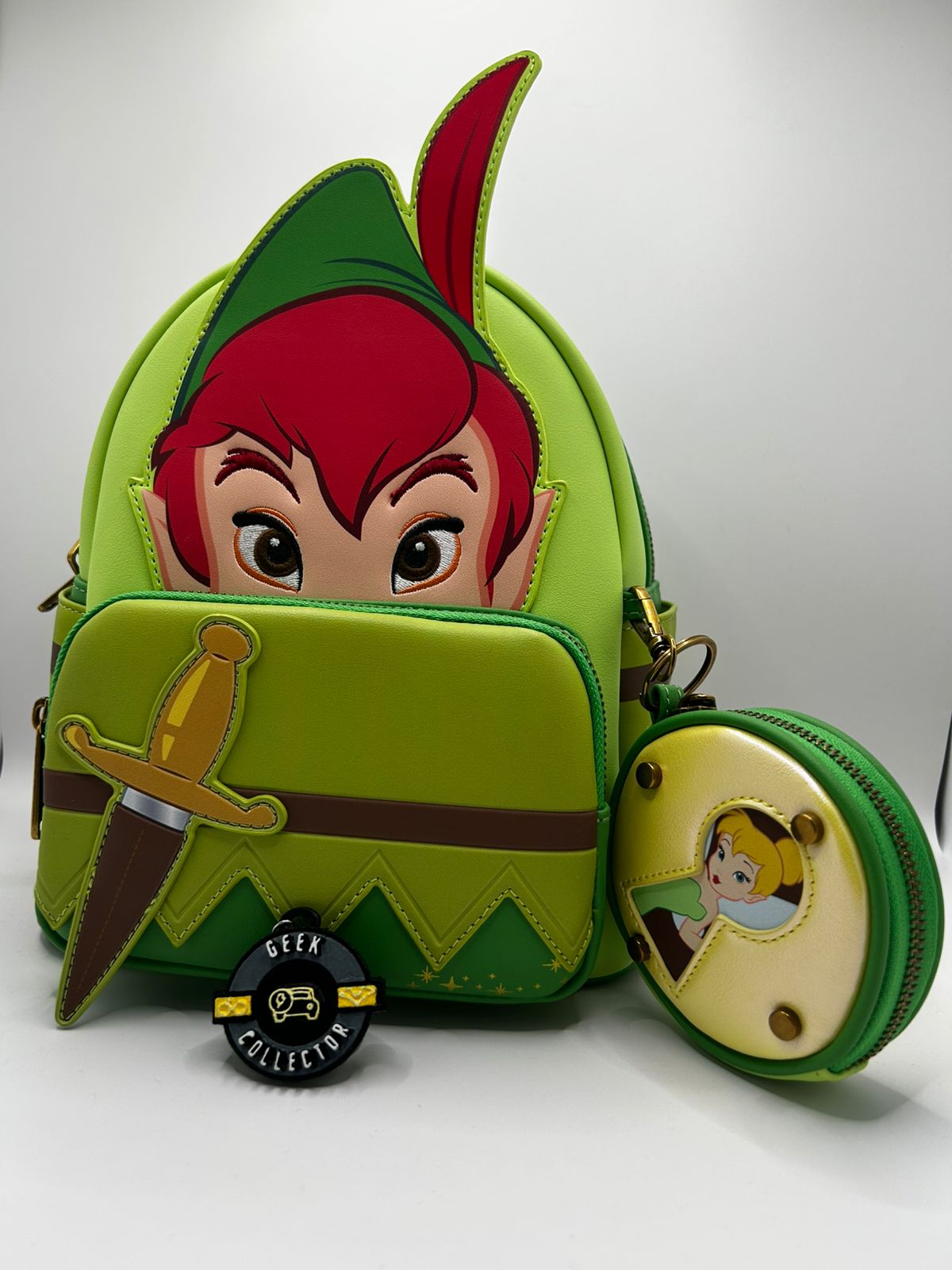 Loungefly Disney Limited Edition Exclusive Peter Pan & Tinker Bell Mini Backpack with Coin Purse