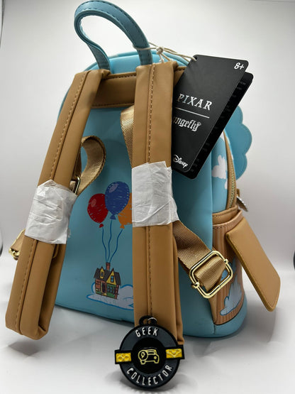 Loungefly Disney Pixar Up A World of Adventure Carl and Ellie Mini Backpack