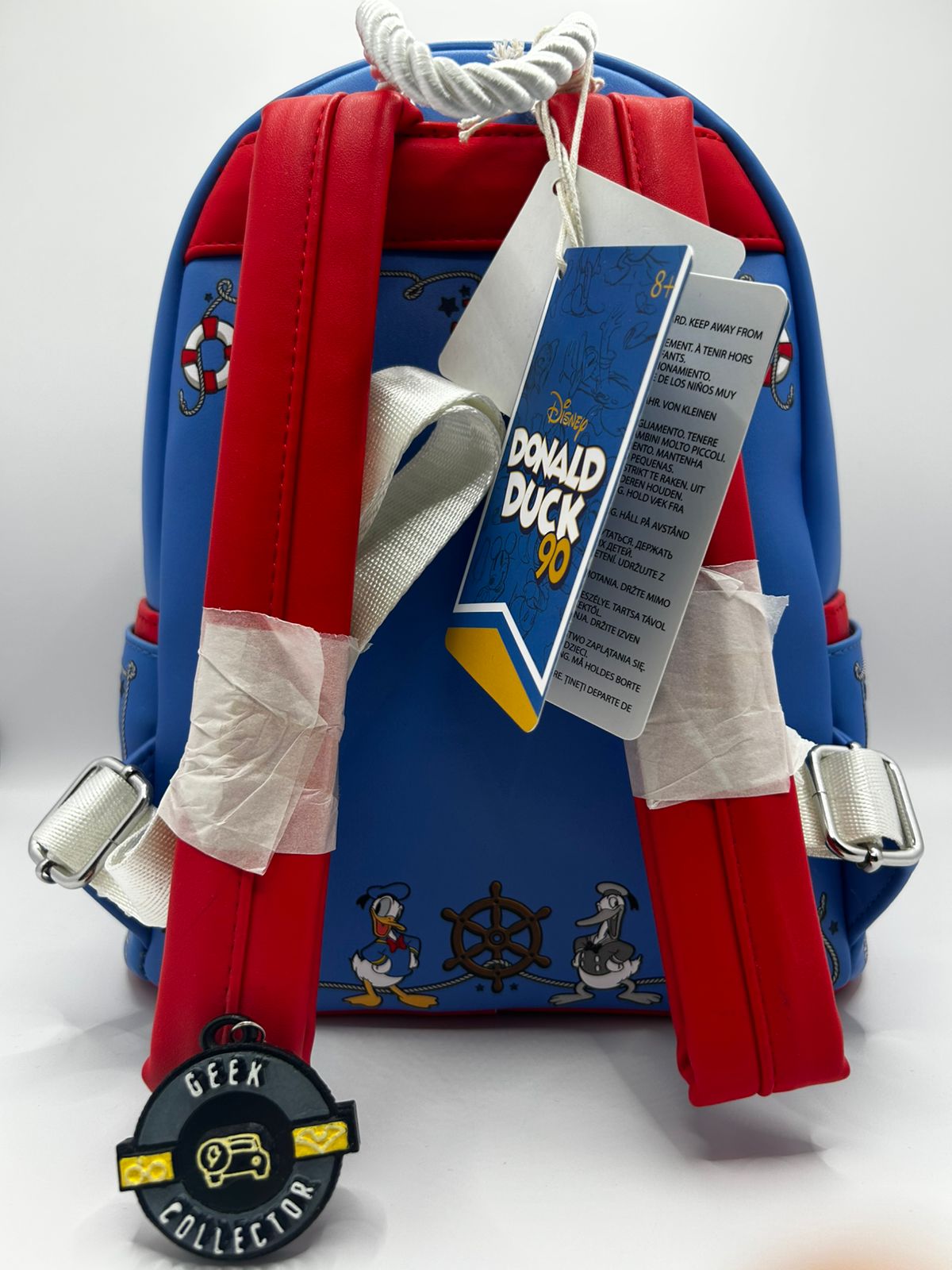 Loungefly Disney Donald Duck 90th Anniversary Lenticular Mini Backpack