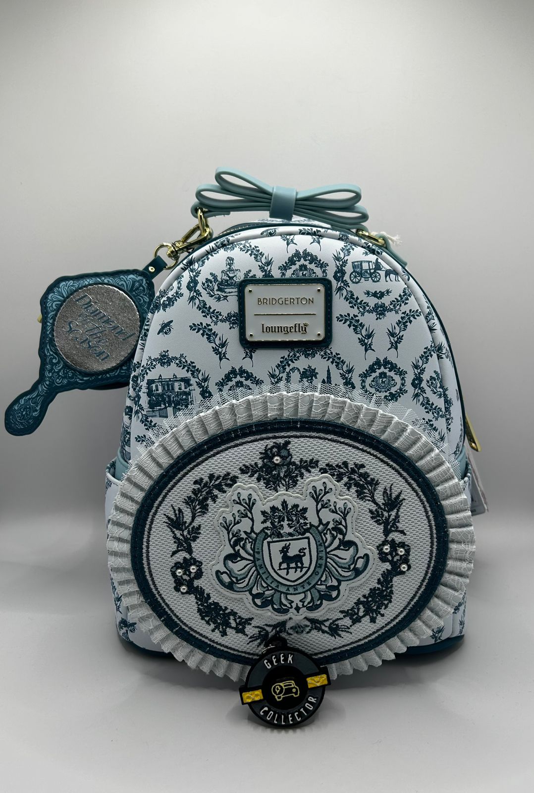Loungefly Bridgerton  Diamond of the Season Mini Backpack Exclusive with Coin Purse