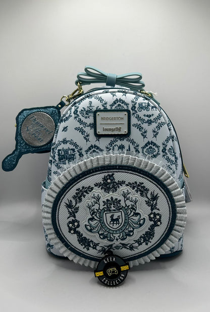 Loungefly Bridgerton  Diamond of the Season Mini Backpack Exclusive with Coin Purse